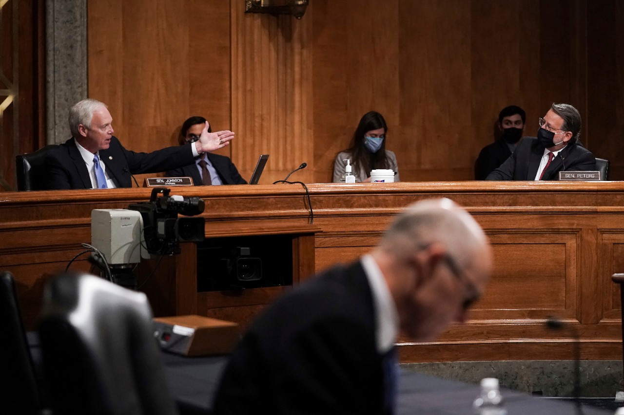 Sens. Johnson and Peters Continue to Argue Over Election Claims During Senate Hearing