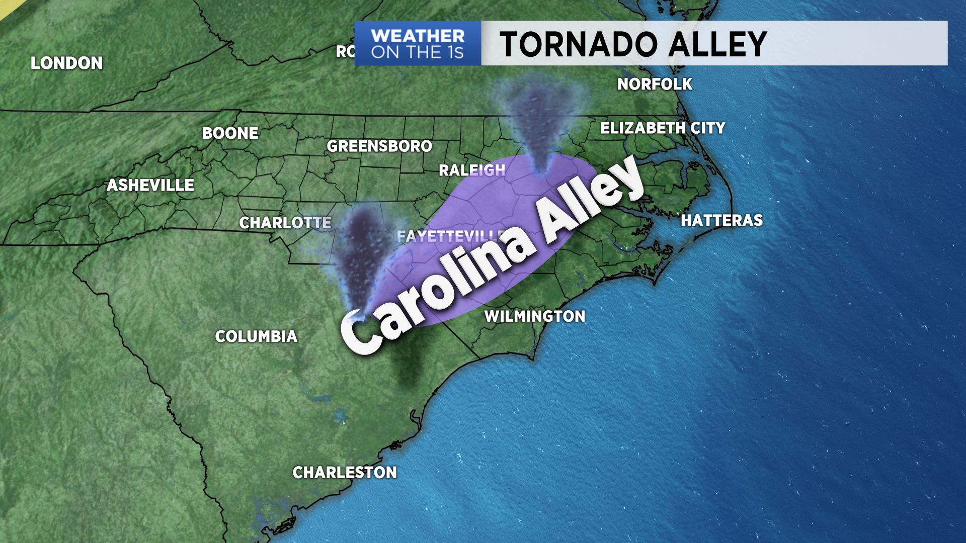 There's a Small Tornado Alley Right Here in the Carolinas
