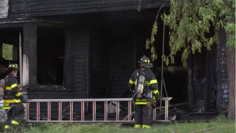 Evening Fire Destroys Home in Albany