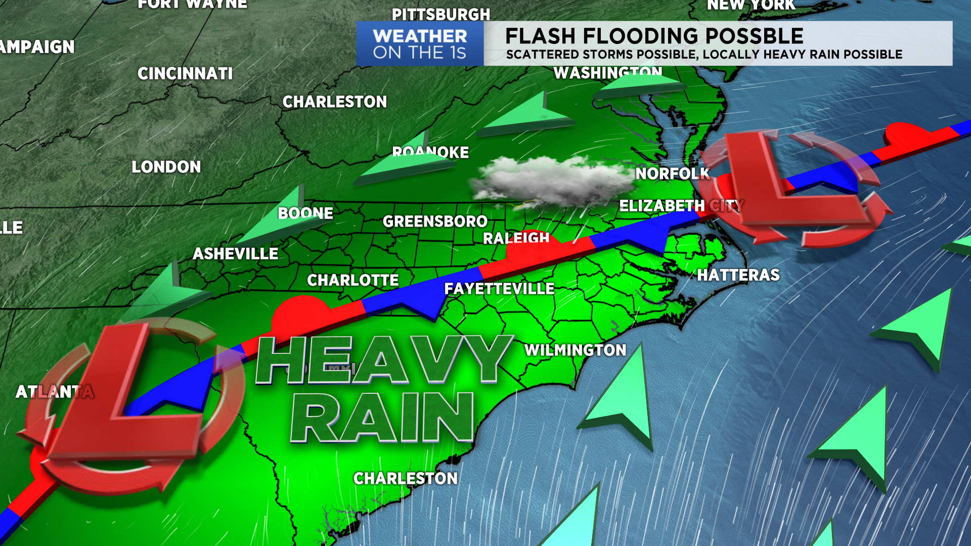 Cold Front, Cooler Air Arriving Tuesday