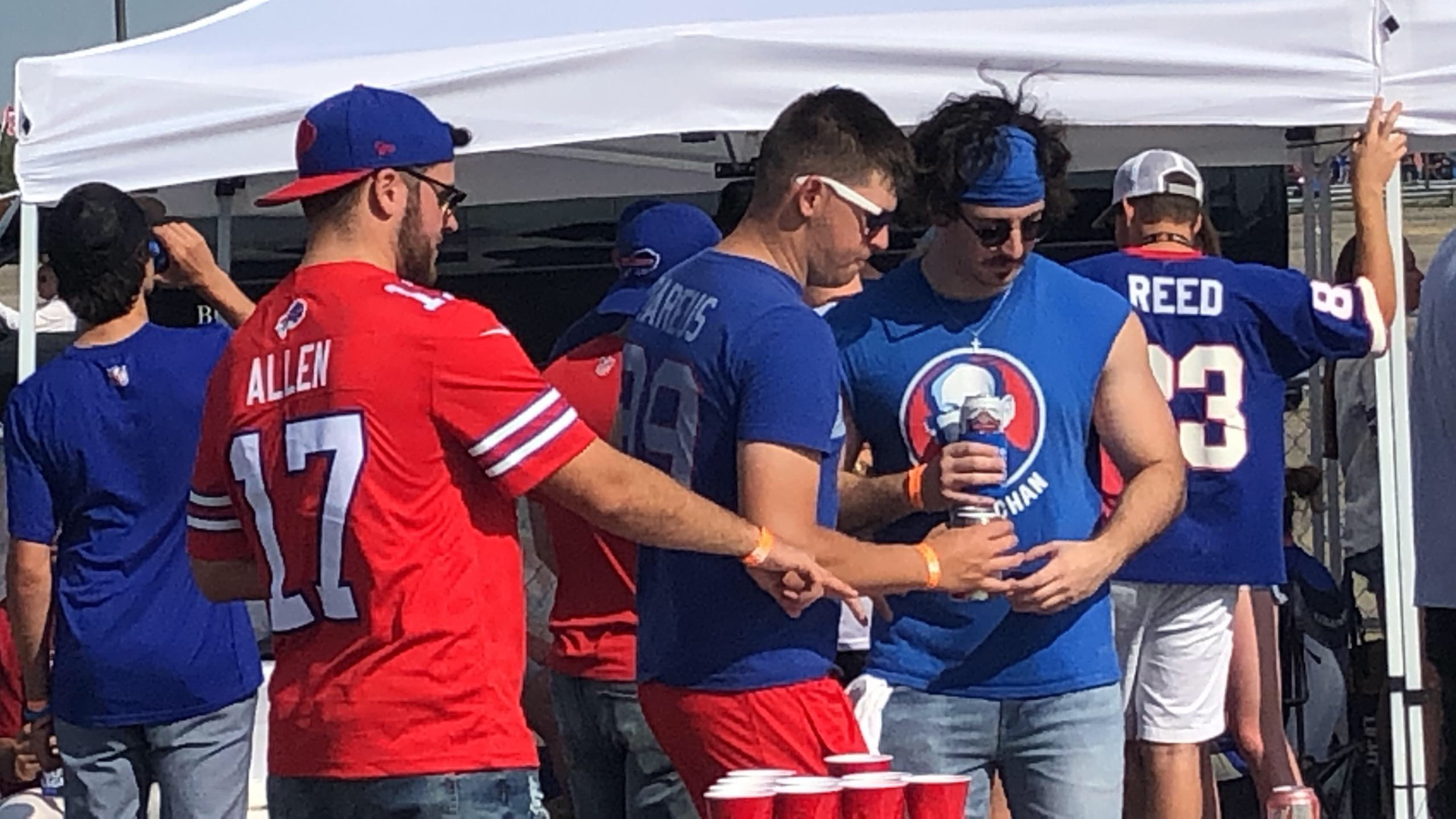 Buffalo Bills - Taking Buffalove to another level. These fans got married  in the parking lot pregame! Congrats to Kaitlin and Gerald!