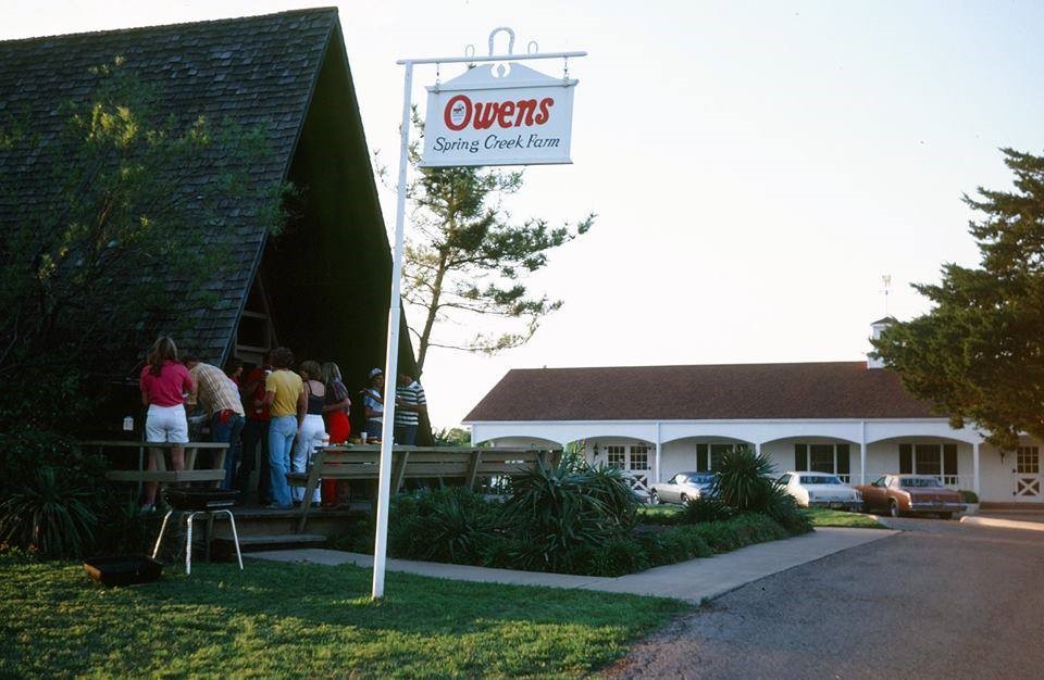 Old photo of Owens Spring Creek Farm (credit: John Brooks)