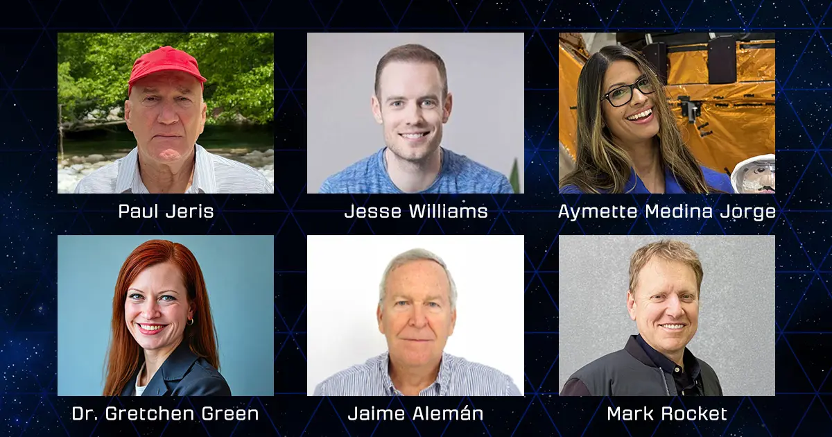 The personnel that make up Blue Origin mission NS-32 (Blue Origin)