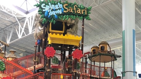 An attraction at Kalahari Resort Texas in Round Rock, Texas, appears in this image from November 12, 2020. (Mimi Haruna/Spectrum News 1)